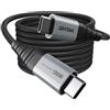 GRIFEMA Cavo USB-C a USB-C 100W [2m], Ricarica Rapida PD 5A QC4.0, Nylon Intrecciato, Cavo Tipo C per iPhone 16 15 Pro, Samsung S23 S22, iPad Pro, MacBook, Google Pixel 7 Pro e Altri