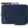 NEWHEY Custodia per MacBook Air 13 Pollici Impermeabile Custodia PC 14 Pollici Antiurto Porta Computer Custodia Borsa con Piccolo Caso Blu Scuro