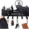 Viiluuxr Portachiavi Da Parete 6 Ganci Appendiabiti Cappotto Regalo Fantasy Cartoni Animati Natale Christmas Decorazione del bagno Multifunzione da Cucina Ingresso Porta Appendichiavi da Muro Ganci.