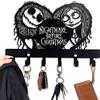 Viiluuxr Portachiavi Da Parete 6 Ganci Appendiabiti Cappotto Regalo Fantasy Cartoni Animati Natale Christmas Decorazione del bagno Multifunzione da Cucina Ingresso Porta Appendichiavi da Muro Ganci.