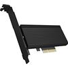 ICY BOX NVMe M.2 SSD a PCIe 4.0 X4 con dissipatore di calore in alluminio per Key-M con USB C