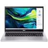 acer Notebook Aspire Silver Intel Core i7-13620H 13Th, 10Core, Display FullHD 15,6, RAM 16Gb DDR5 5200Mhz, SSD PCIe NVMe 512 Gb, Wi-Fi6, BT, 4 usb di cui 2 USB type-c, Windows 11 Home