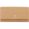 Tommy Hilfiger Donna Portafoglio Legacy Flap con Chiusura a Busta, Beige (Safari Canvas), Taglia Unica