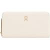 Tommy Hilfiger Donna Portafoglio Logotape con Zip, Beige (Sugarcane), Taglia Unica