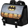 DC Comics Batman Batdress-Zaino Cartable 2.0, Nero, 38 x 30 cm, Capacità 13.5 L