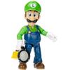 THE SUPER MARIO BROS. MOVIE Nintendo Super Mario Movie - Action figure di Luigi alta 13 cm, articolata ed estremamente dettagliata, con accessorio incluso. Direttamente dal film! Per bambini e collezionisti