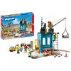 PLAYMOBIL Action Heroes Promo Pack 71650 Cantiere, con tre personaggi, gru mobile e tanti accessori inclusi, giocattolo per bambini dai 4 anni in su