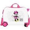 Disney Enjoy the Day Valigia per Bambini, 38 cm, Bianco