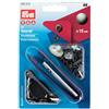 Prym - Anorak Old Steel (15mm) Fissaggi Non Sew - 1 unità