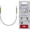 KnitPro Ferri da maglia fissi Zing - Ferri da maglia circolari 22,5 cm x 3,5 mm