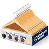 SereneLife Grucce Appendiabiti, 30 Stampelle Armadio in Legno, Appendiabiti Resistenti con Gancio Girevole a 360° e Tacche, Design Sottile per Felpe, Camicie, Giacche, Vestiti e Altro