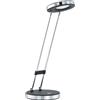 Eglo LED lampada da tavolo Gexo, lampada da scrivania a 1 fiamma, stile | classico, realizzata in plastica di alta qualità e acciaio, lampada per ufficio nera con dettagli cromati