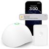 Meross Rilevatore d'Acqua Intelligente con Alexa, Sensore d'Acqua con Hub Compatibile con Apple Home, Alexa e SmartThings IP67 Impermeabile, Allarme Audio Fino a 60Db Per Cucina, Bagno, Cantina