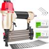 meite Chiodatrice pneumatica F50C con 2000 chiodi Brad (32 mm, 50 mm ogni dimensione 1000 pezzi), chiodatrice pneumatica calibro 18 Brad Chiodatrice piccola finitura per lavori di finitura, spara
