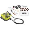 Ryobi RRTS18-0A35 Utensile Rotativo a Batteria 18V ONE+, Velocità Variabile fino a 35.000 giri/min, Design a Penna, Mandrino Quick-Change, Include 35 Accessori, Batteria Non Inclusa