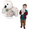 EcoBuddiez - Gufo delle Nevi di Deluxebase. Morbido peluche di 20cm realizzato con bottiglie di plastica riciclate. Adorabile regalo ecologico per bambini e morbido animaletto giocattolo per neonati.