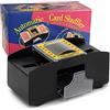 ZAKVOP Mescolatore di Carte Automatico, Elettrico Mischia Carte per Uno, Poker, Uno, Skip Bo