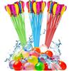 HW CASA 111 Pezzi Palloncini Acqua,Riempimento Rapido in 60 Secondi Gavettoni Acqua Autosigillanti,Gavettoni 100% Lattice in Vari Colori,Adatto per Giochi Acqua Bambini,Spiaggia