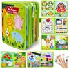 MutoToy® Busy Board Montessori 1 Anno, 22 in 1 Libro Montessori Interattivo in Feltro, Quiet Book Sensoriale Educativo, Giochi Interattivi per Bambini, Regali per Bambini Bambina 1 2 3 4 Anni