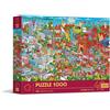 Trefl - 40° Anniversario Trefl, Trecittà - Puzzle 1000 Pezzi - Puzzle Premium, per Adulti e Bambini dai 14 anni