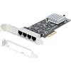 Startech Cavo USB Startech PR42GI-NETWORK-CARD Nero