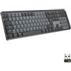 Logitech Tastiera Wireless Logitech 920-010757 Nero Inglese EEUU Grigio QWERTY