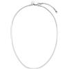 Purelei® Collana Flare - Catena Snake quadrata - perfetta per strati e charms - Regolabile 40/45 cm - placcato oro 18 carati, placcato oro rosa o acciaio inossidabile - Gioielli moderni, Länge: 40-45