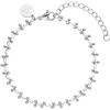 Purelei Terra - Bracciale in filigrana con sfere di metallo lucido - Acciaio inossidabile placcato oro - regolabile 16-20 cm - oro/argento/oro rosa, Eine Grösse, Acciaio inossidabile, Agata
