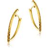 Miore Orecchini Donna Cerchio Oro Giallo 9 Kt / 375