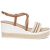Nero Giardini E218710D Sandali Donna in Pelle - Cognac 40 EU