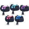 Brama West Shetty - Set di sella per bambini My Little Pony | Sella per Shetty Pony cavallo in legno | con copertura sella, cinghia per sella, staffe e staffe | Sella viola/coperta nera