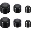 PATIKIL Guarnizioni per Skateboard, Set di Ricostruzione per Cuscinetti di Ricambio per Truck Long-Board per Parti di Skateboard Esterno 18mm 16mm 12mm, Nero