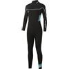 ZCCO Muta da donna, 3/2 mm, con cerniera posteriore per acqua fredda, in neoprene CR, per immersioni, surf, snorkeling, kayak, sport acquatici