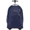 JANSPORT Zaino Trolley porta computer DRIVER 8 - Misure: 36 X 52 X 26 cm - Polyestere e Nylon - Tasca imbottita porta computer, spallacci a scomparsa, bastone telescopico con 2 altezze - Colore: Blu