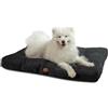 Bedsure Cuscino Cane Grande Impermeabile - Cuscini per Cani Taglia Grande Tappeto Cane Cuscino Cane Interno Cuscino Cuccia Cane Impermeabile 111x89 cm Nero Lavabile