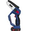 Güde Mini motosega a batteria MK 18-201-05 (18 V, Easy Energy-Exchange, lunghezza di taglio 12,7 cm, lunghezza della spada 15,8 cm, velocità della catena massima di 6,7 m/s, 28 pezzi, con batteria da