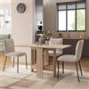 DEGHI Tavolo consolle allungabile 30-130x76 cm rovere - Modisto