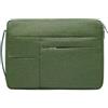 HYZUO 14-15 Pollici Borsa per Laptop con Maniglia Laterale per MacBook Air 15 M4 M3 M2, MacBook Pro 15, 15 Surface Laptop, Custodia per Notebook per 14 HP Dell Lenovo ThinkPad Asus Acer, Verde Erba