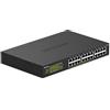 NETGEAR Switch Ethernet PoE 24 porte Unmanaged (GS324P), Switch PoE Gigabit con 16 PoE+ a 190 W, montaggio desktop o su rack