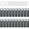 ABLAZE Mini chiavetta USB 4 GB 20 pezzi Nero impermeabile Penna USB 4 GB in metallo confezione da 20 pezzi per laptop, computer, TV, auto