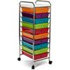 Seville Classics Carrello portaoggetti Multiuso, Multicolore, pealized, Grande, WEB241