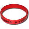 Supportershop da Ragazzo Trinidadiana Braccialetto in Silicone, Rosso, Taglia Unica