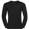 Odlo Intimo termico per uomo Active Warm a maniche lunghe I Maglia termica I Intimo termico da sci caldo con collo rotondo I Uomo