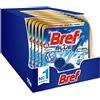 Bref Bref Wc Blue Activ+ Floral, Detergente Profumatore Wc In Pastiglie Igienizzante Bagno, Pulito, Fresco, Confezione Risparmio 10 Pezzi - 500 g
