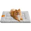 Feandrea Tappeto Caldo per Cani e Gatti, Materasso per Gabbia, Letto Coperta per Cani e Gatti, 60 x 45 cm, S, Lavabile in Lavatrice, Asciugabile, Antiscivolo, Grigio Tortora PPB001G01