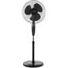 Taurus - Ventilatore a Piantana Greco 16CR Elegance | 45W | Oscillante | Inclinazione Manuale | 3 Pale 40 cm | 3 Velocità | Base Rotonda | Altezza Regolabile | Maniglia | Griglia Rimovibile