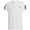 ADIDAS B CLUB 3STR TEE WHITE T-shirt Tennis Ragazzo