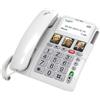 beafon, Silverline, ML10, telefono da tavolo, LTE (4G), con pulsante di emergenza SOS, con cinturino SS, HAC M4/T4, 3 tasti a scelta rapida (simboli o foto), numeri XXL, funzione vivavoce,