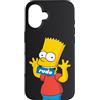 The Simpsons I Simpson Bart Simpson Bocca Rude Nero Custodia per iPhone 16