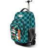 Disney Minni Mouse Indigo-Zaino Trolley GTS FAN, Turchese, 32 x 47 cm, Capacità 39 L
